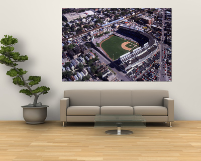 Aerial View Of Wrigley Field, Chicago, Il by Peter Schulz Pricing Limited Edition Print image