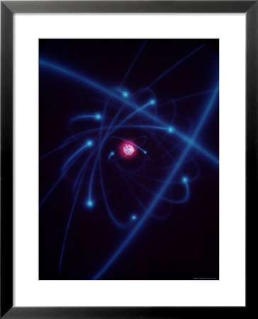 Design Of The Atom Created In A Lab At Columbia University by Fritz Goro Pricing Limited Edition Print image