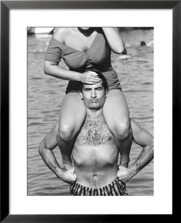 Italians Enjoying A Day At The Beach by Paul Schutzer Pricing Limited Edition Print image