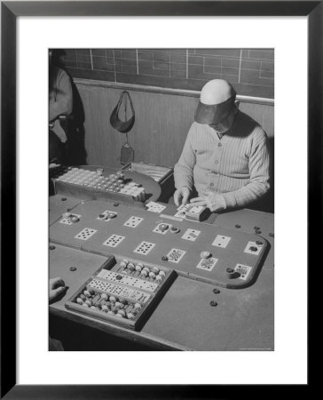 Faro Game In Progress In Las Vegas Casino by Peter Stackpole Pricing Limited Edition Print image
