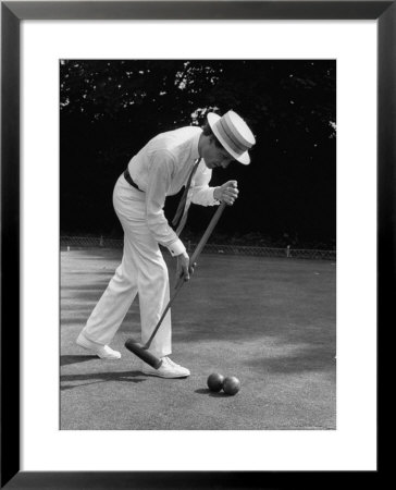 Croquet Tournament, England by Terence Spencer Pricing Limited Edition Print image
