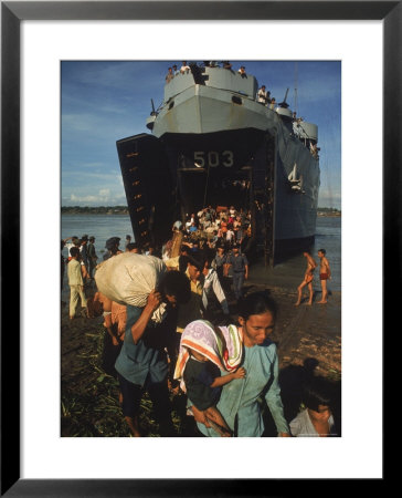 Vietnamese Refugees Arriving From Cambodia by Larry Burrows Pricing Limited Edition Print image