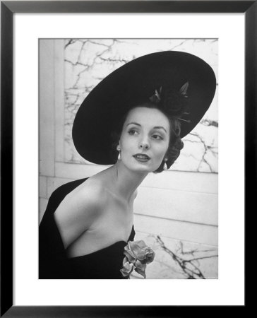 Restaurant Fashions: Cartwheel Hat by Nina Leen Pricing Limited Edition Print image