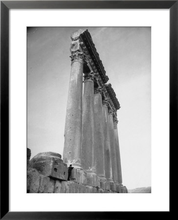 The Great Columns Of The Temple Of Jupiter In Ruins by Margaret Bourke-White Pricing Limited Edition Print image