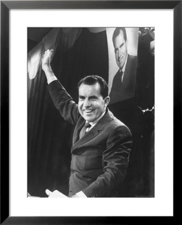Vice President Richard Nixon by Joe Scherschel Pricing Limited Edition Print image