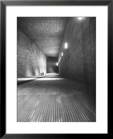 View Showing A Large Empty Room In The Warehouse On Langley Air Base Field by Carl Mydans Pricing Limited Edition Print image