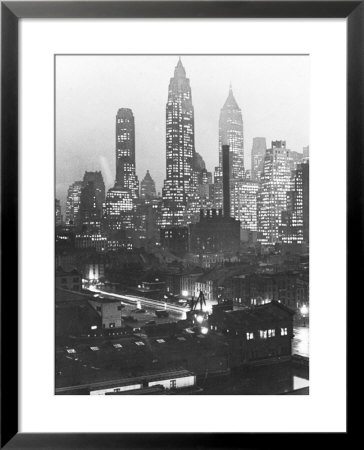 Manhattan Skyline by Andreas Feininger Pricing Limited Edition Print image