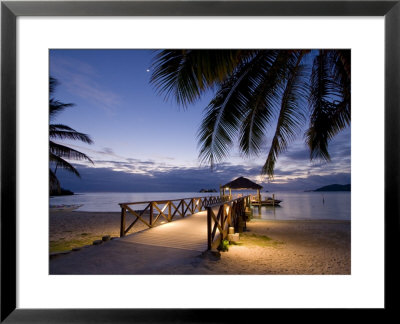 Luxury Resort, Malolo Island, Mamanuca Group, Fiji by Michele Falzone Pricing Limited Edition Print image