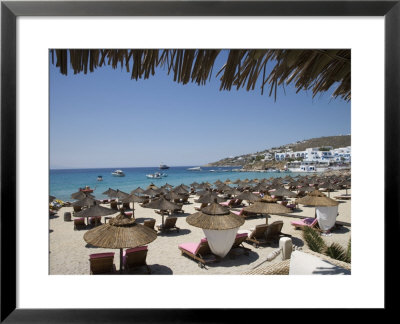 Beach Of Platys Gyalis, Mykonos, Cyclades, Greek Islands, Greece, Europe by Angelo Cavalli Pricing Limited Edition Print image