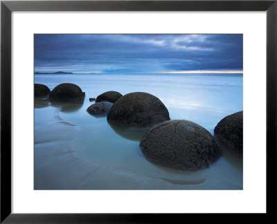Moeraki Boulders On Otago Coast, South Island, New Zealand by Adam Burton Pricing Limited Edition Print image