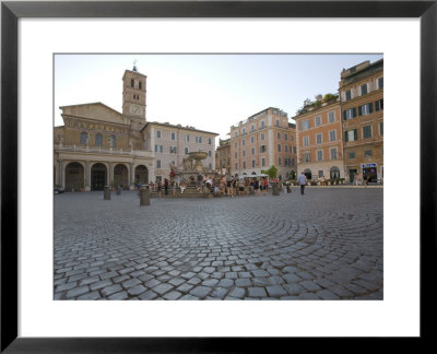 Santa Maria In Trastevere Square,Trastevere, Rome, Lazio, Italy, Europe by Marco Cristofori Pricing Limited Edition Print image