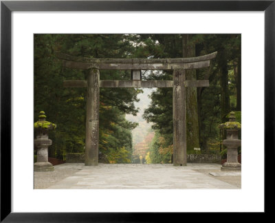Stone Torii, Tosho-Gu Shrine, Nikko, Central Honshu, Japan by Schlenker Jochen Pricing Limited Edition Print image