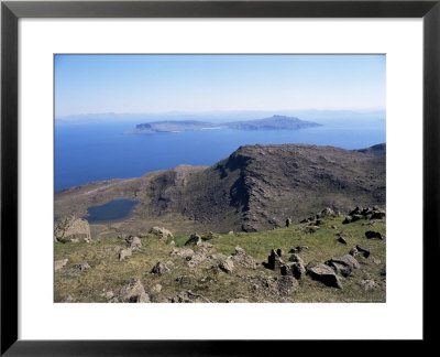 View To Isle Of Eigg, From Hallival, Isle Of Rum, Inner Hebrides, Scotland, United Kingdom by Richard Ashworth Pricing Limited Edition Print image