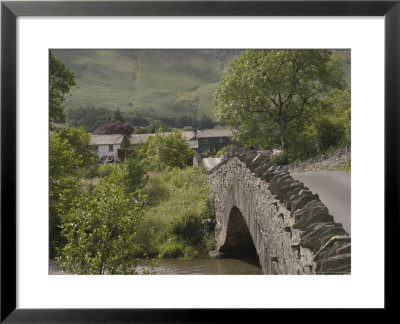 Grange Village And Bridge, Borrowdale, Lake District, Cumbria, England, United Kingdom by James Emmerson Pricing Limited Edition Print image