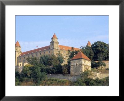 Gothic 15Th Century Castle Dominates Bratislava At Dusk, Bratislava, Slovakia by Richard Nebesky Pricing Limited Edition Print image