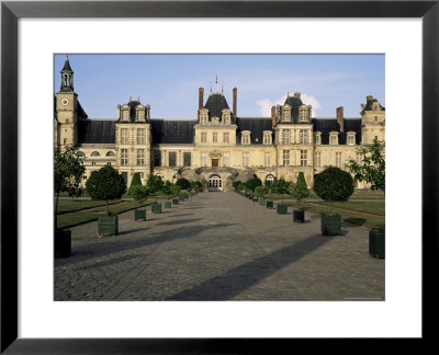 Horseshoe Staircase, Chateau Of Fontainebleau, Unesco World Heritage Site, Seine-Et-Marne, France by Nedra Westwater Pricing Limited Edition Print image