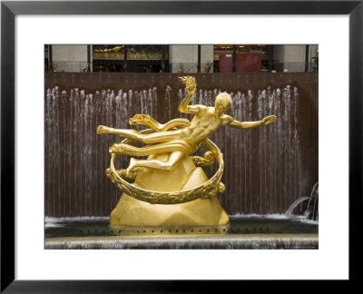 Ice Rink At Rockefeller Center, Mid Town Manhattan, New York City, New York, Usa by R H Productions Pricing Limited Edition Print image