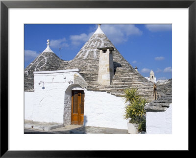 Old Trulli Houses With Stone Domed Roof, Alberobello, Unesco World Heritage Site, Puglia, Italy by R H Productions Pricing Limited Edition Print image