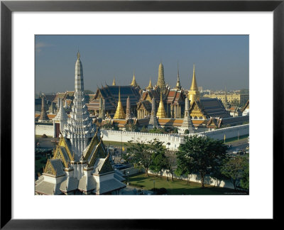Wat Phra Kaew, The Temple Of The Emerald Buddha, And The Grand Palace, In Bangkok, Thailand, Asia by Gavin Hellier Pricing Limited Edition Print image