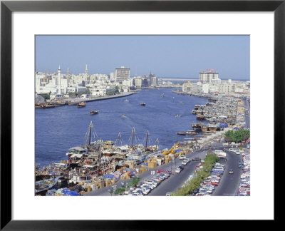 Dhow Wharves, Dubai Creek, Dubai, United Arab Emirates, Middle East by Anthony Waltham Pricing Limited Edition Print image