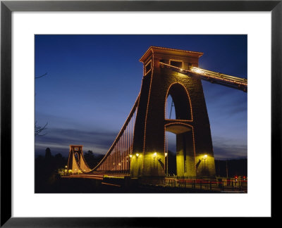 Clifton Suspension Bridge, Bristol, Avon, England, Uk, Europe by Charles Bowman Pricing Limited Edition Print image