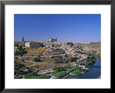Panorama Of The City Across The Rio Tajo (River Tagus), Toledo, Castilla-La Mancha, Spain, Europe by Ruth Tomlinson Pricing Limited Edition Print image