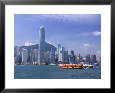 Hong Kong Island Skyline And Victoria Harbour, Hong Kong, China, Asia by Amanda Hall Pricing Limited Edition Print image