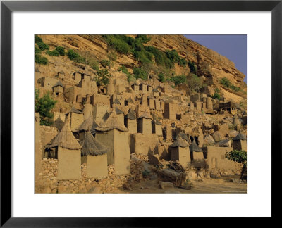 Village Of Banani, Sanga (Sangha) Region, Bandiagara Escarpment, Dogon Region, Mali, Africa by Bruno Morandi Pricing Limited Edition Print image