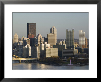Downtown View From West End Overlook, Pittsburgh, Pennsylvania by Walter Bibikow Pricing Limited Edition Print image