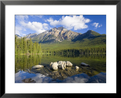 Pyramid Lake, Jasper National Park, Alberta, Rockies, Canada by Peter Adams Pricing Limited Edition Print image