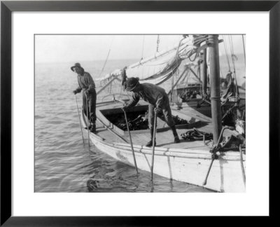 Fishing Oysters In Mobile Bay by Lewis Wickes Hine Pricing Limited Edition Print image