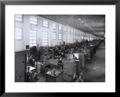Ferrari Factory, Workers And Machines by A. Villani Pricing Limited Edition Print image