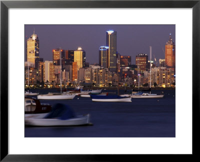 City Skyline From Williamstown, Melbourne, Australia by Glenn Beanland Pricing Limited Edition Print image