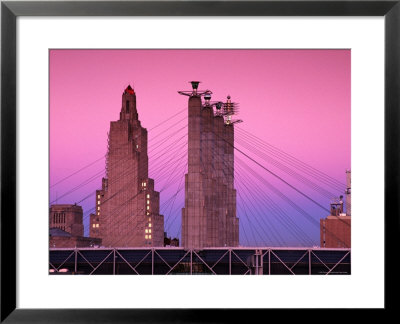 Sky Stations And Pylon Caps At Convention Center, Kansas City, Missouri by Richard Cummins Pricing Limited Edition Print image