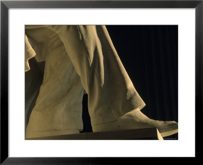 Closeup Detail Of The Statue Of Abraham Lincoln--Lincoln Memorial, Washington, D.C. by Kenneth Garrett Pricing Limited Edition Print image