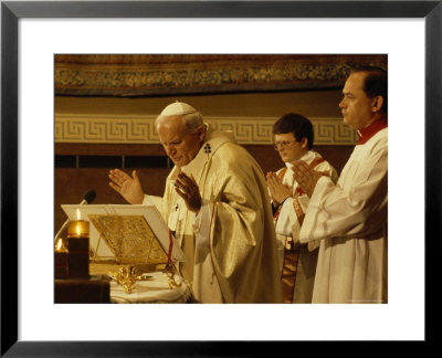 Pope John Paul Ii Performs A Mass At The Vatican by James L. Stanfield Pricing Limited Edition Print image