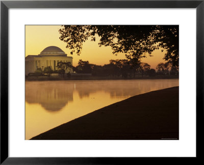 The Jefferson Memorial Reflected In The Tidal Basin At Dusk, Washington, D.C. by Kenneth Garrett Pricing Limited Edition Print image