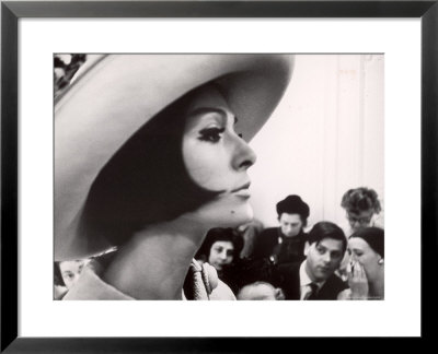 Dior Model Kouka Modeling In Paris Fashion Show by Paul Schutzer Pricing Limited Edition Print image