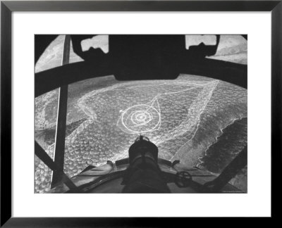 View Of A Target Sighting On A Navy Dive Bomber by Peter Stackpole Pricing Limited Edition Print image