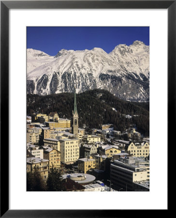St. Moritz, Graubunden, Switzerland by Walter Bibikow Pricing Limited Edition Print image