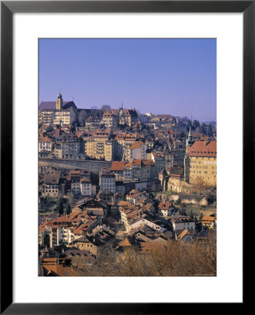 Fribourg Town, Switzerland by Walter Bibikow Pricing Limited Edition Print image