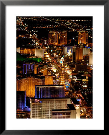 Scenic Aerial From Blimp, Las Vegas, Nevada by Lindsay Hebberd Pricing Limited Edition Print image