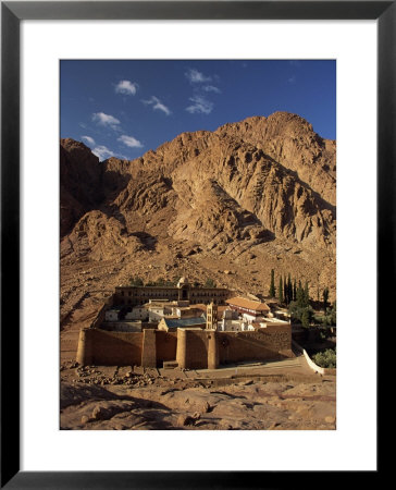 Aerial View Over St. Catherines Monastery, Unesco World Heritage Site, Egypt, Sinai by Julia Bayne Pricing Limited Edition Print image