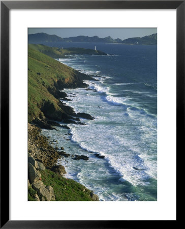 Ria De Vigo, Cape Home And The Islas Cies, Of The Rias Bajas, The Lower Estuaries, Galicia, Spain by Maxwell Duncan Pricing Limited Edition Print image