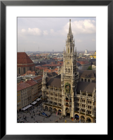 Neues Rathaus And Marienplatz, From The Tower Of Peterskirche, Munich, Germany by Gary Cook Pricing Limited Edition Print image