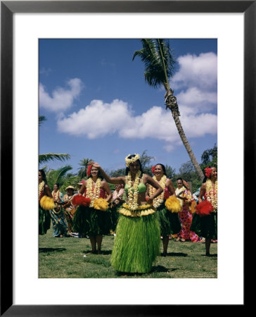 Hula Dance, Waikiki, Hawaii, Hawaiian Islands, Pacific, Usa by Ursula Gahwiler Pricing Limited Edition Print image