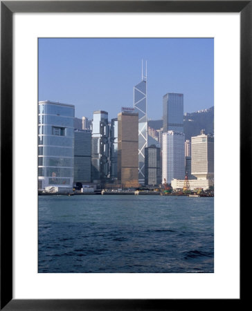 Skyline, Central, Hong Kong Island, Hong Kong, China by Amanda Hall Pricing Limited Edition Print image