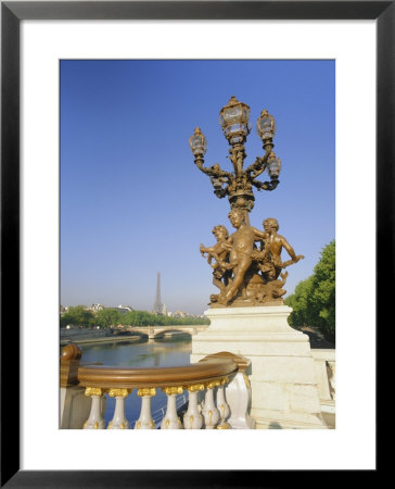 The Eiffel Tower And River Seine From The Pont Alexandre Iii (Bridge), Paris, France, Europe by Gavin Hellier Pricing Limited Edition Print image