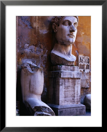 Bust Of Constantine The Great (Also Known As Constantine The 1St) In Museum Capitoline, Rome, Italy by Christopher Groenhout Pricing Limited Edition Print image