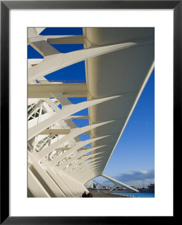 Promenade Beside Museu De Les Ciencies Principe Felipe, Valencia, Spain by Greg Elms Pricing Limited Edition Print image